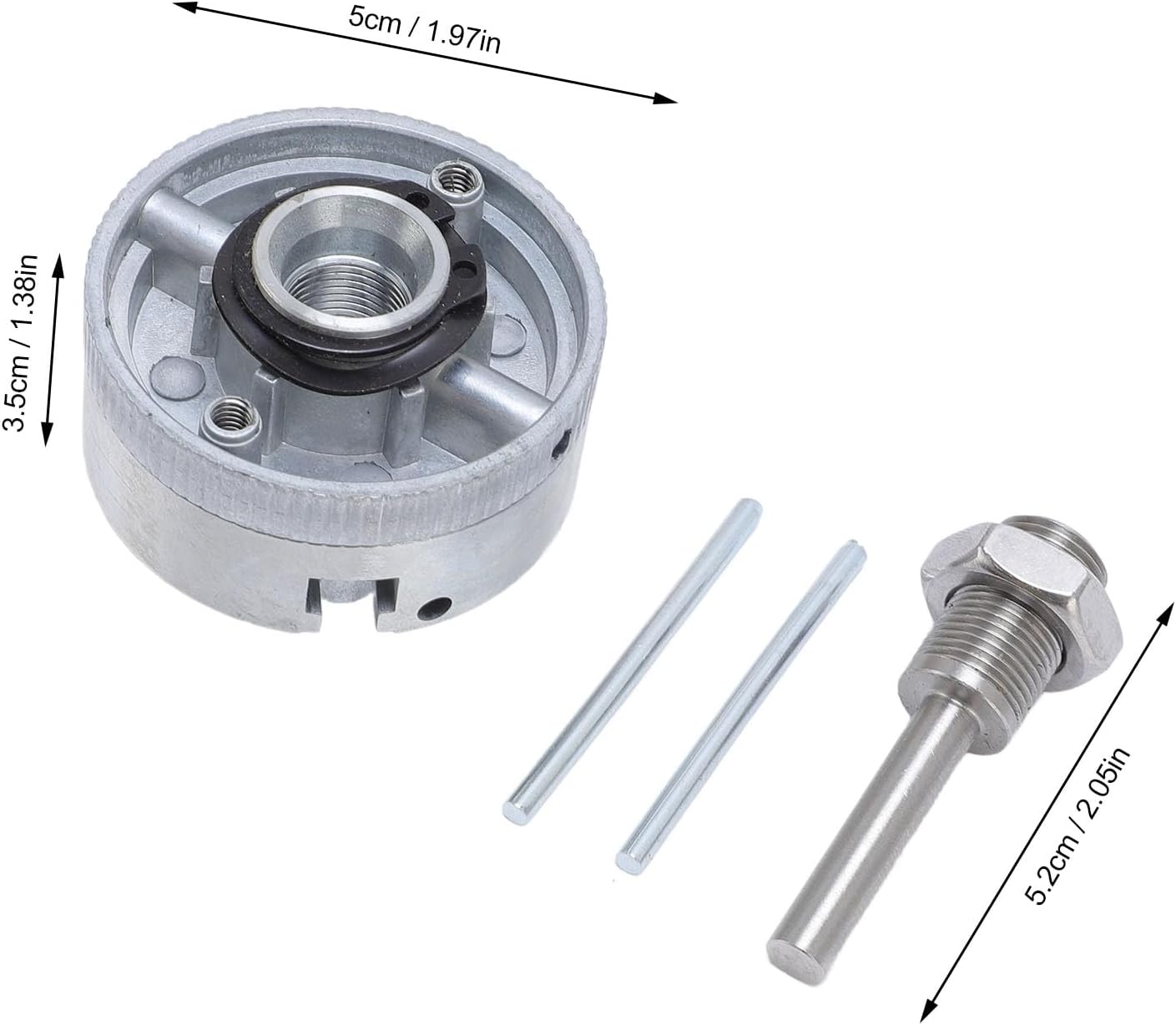 Alloy Steel Lathe Chuck Set, 3 Jaw Self Centering Chuck Mini Lathe Chuck Set for Woodworking Projects and Repairs, Lathe, CNC, Grinder