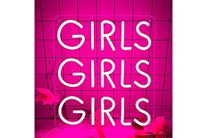 Girls Girls Girls Neon Light Wall Decor Sign