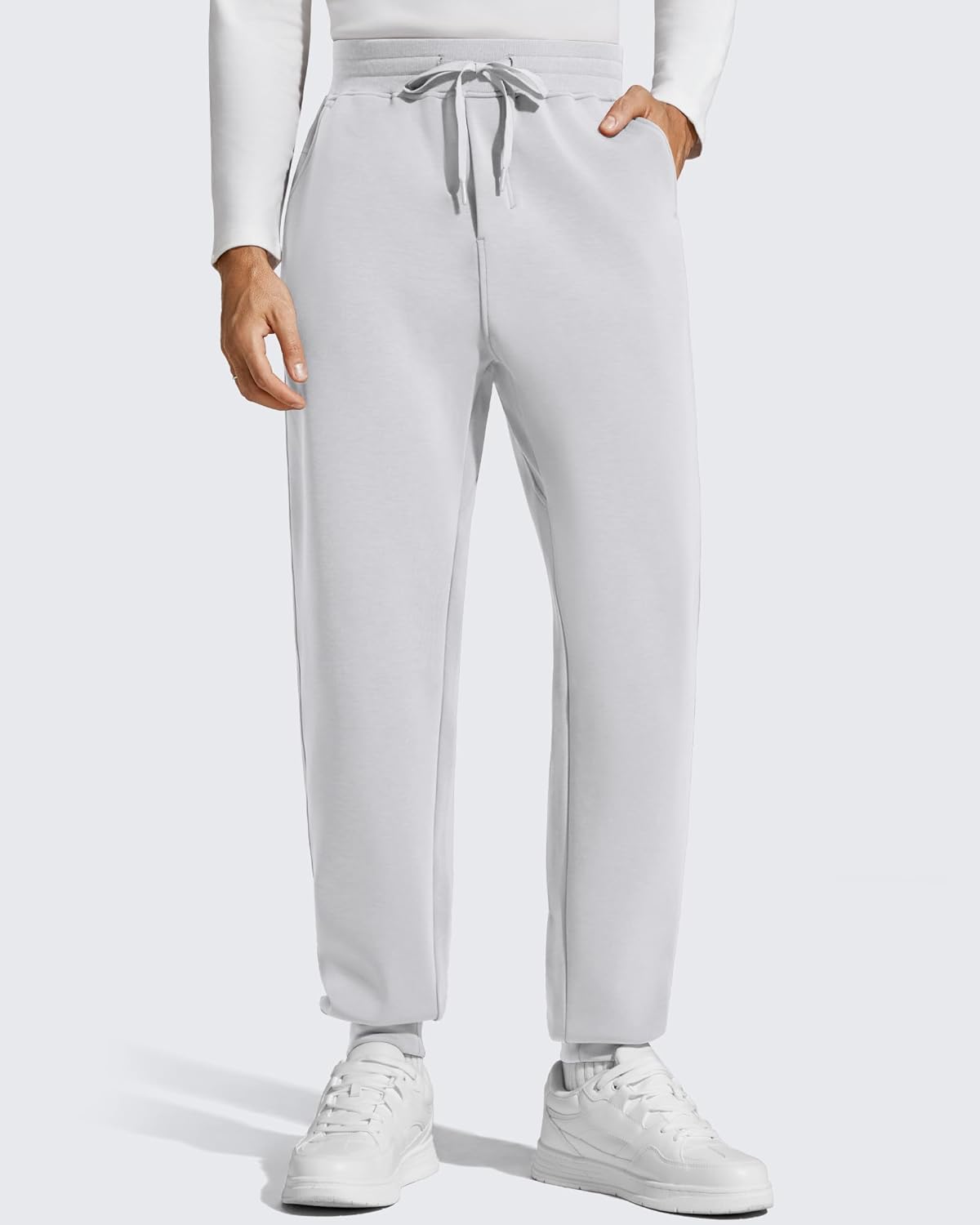 G4Free Men's Smoofit Fleece Lined Joggers Pants Winter Thermal Sweatpants Warm Casual Lounge Drawstring with Pockets