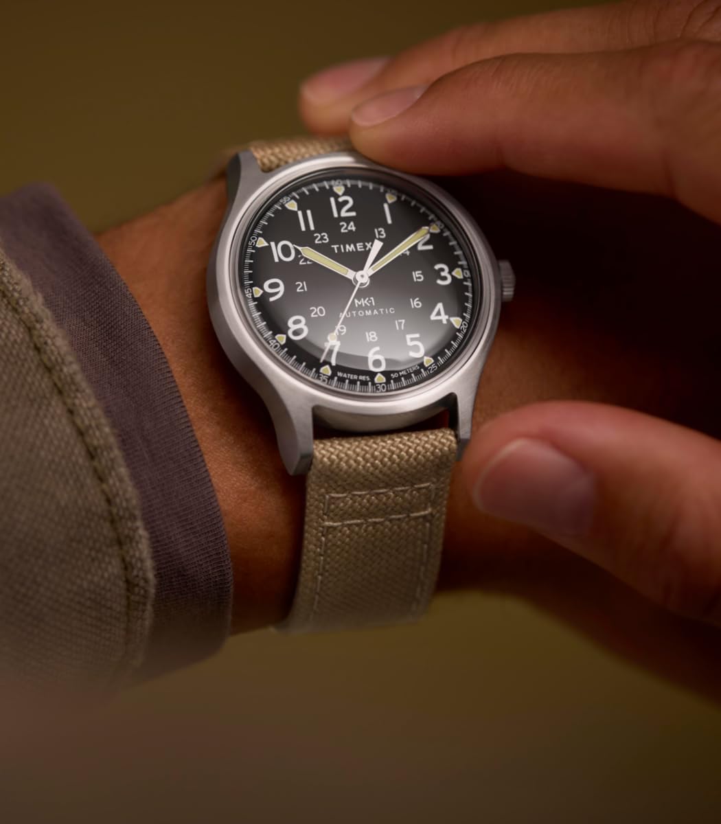 Timex Herren Analog Automatik Armbanduhr Military MK1