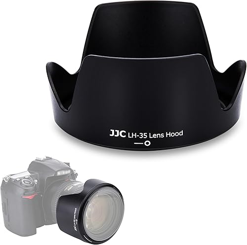 Miniatura 17 de Parasol para lente Nikon NIKKOR Z DX 0.472-1.102 in F3.5-5.6 PZ VR, pantalla reversible para lente Nikon HB-112, compatible con filtros de 2.638 in