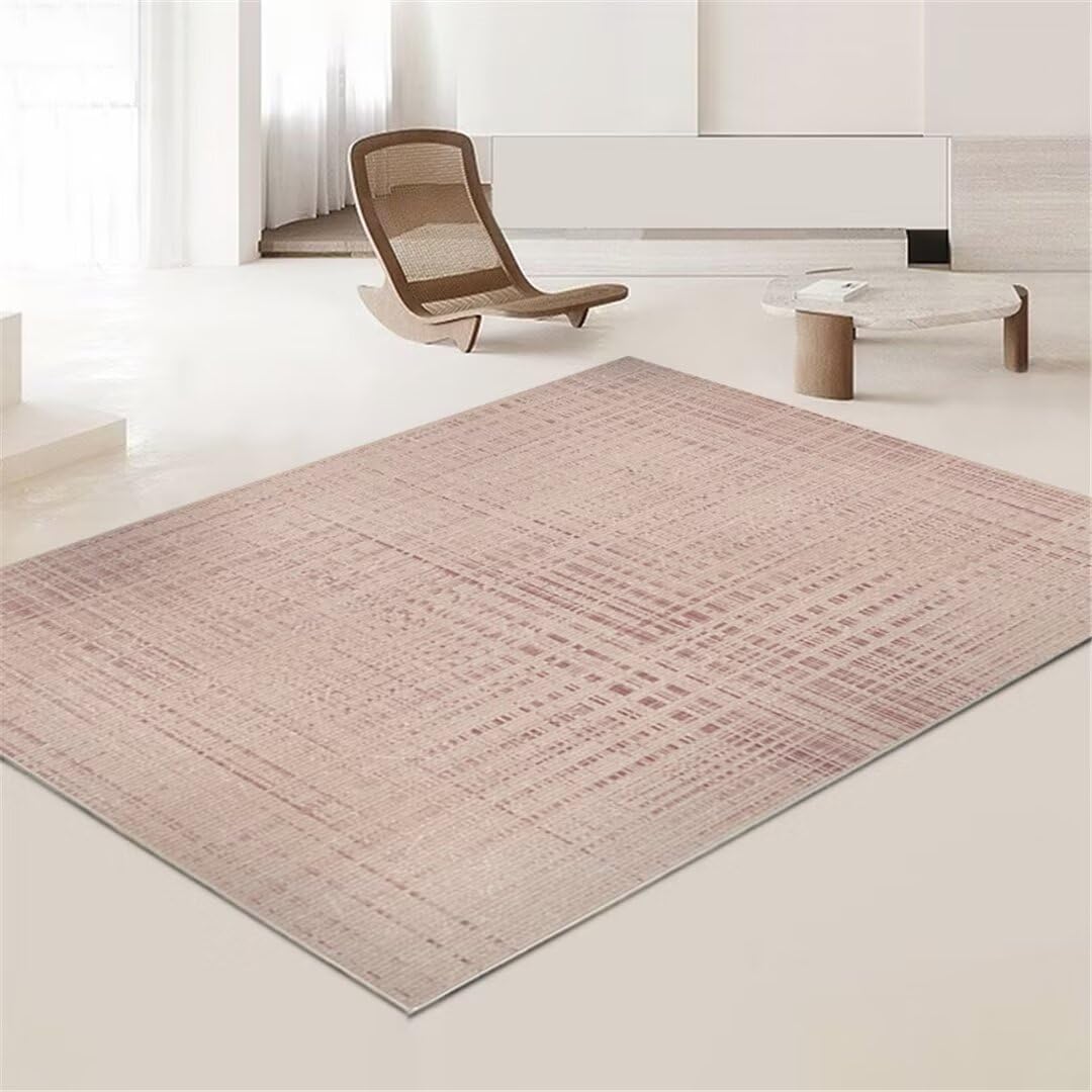 Alfombra niñas rosa fácil de limpiar para evitar manchas en el suelo del dormitorio infantil