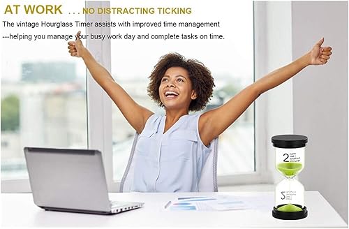 Miniatura 10 de SuLiao Reloj de arena de reloj de arena 10 minutos reloj de arena de plástico, reloj de arena púrpura 10 minutos, reloj grande de arena 10 minutos,