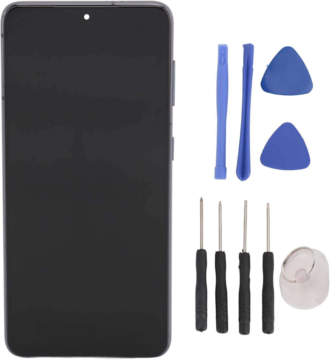 Screen Replacement for S21, LCD Display Assembly with Frame, TFT Digitizer Assembly with Repair Tools