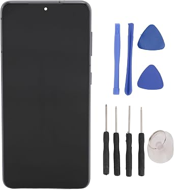 LCD Digitizer Screen for S21 Replacement, Touch Assembly Replacement LCD Display with Frame Full Repair Tools, TFT Screen Replacement
