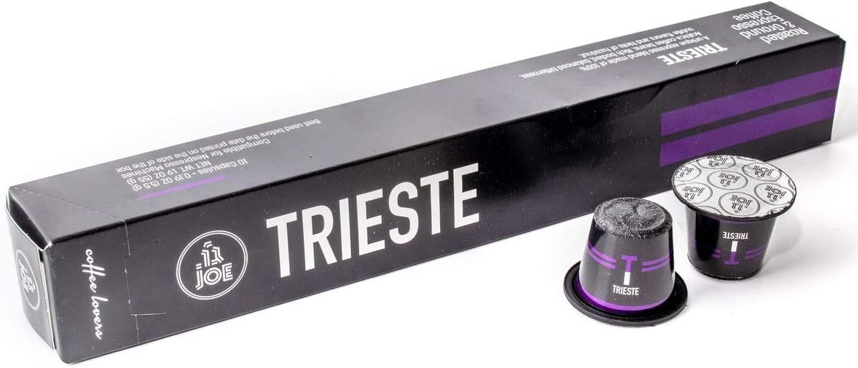 Cafe Joe USA Espresso Capsules for Nespresso Machines - 10 Count (Trieste)
