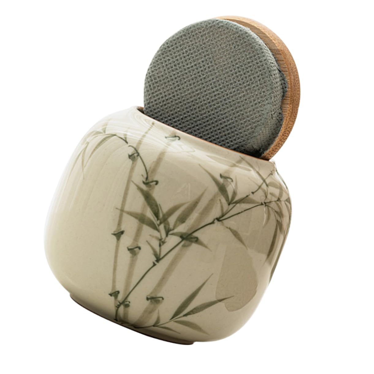 Vintage Ceramic Tea Jar with Airtight Seal Elegant Chinese Style Storage Canister for Loose Tea Coffee Spices Decorative Kitchen Container for Home Use