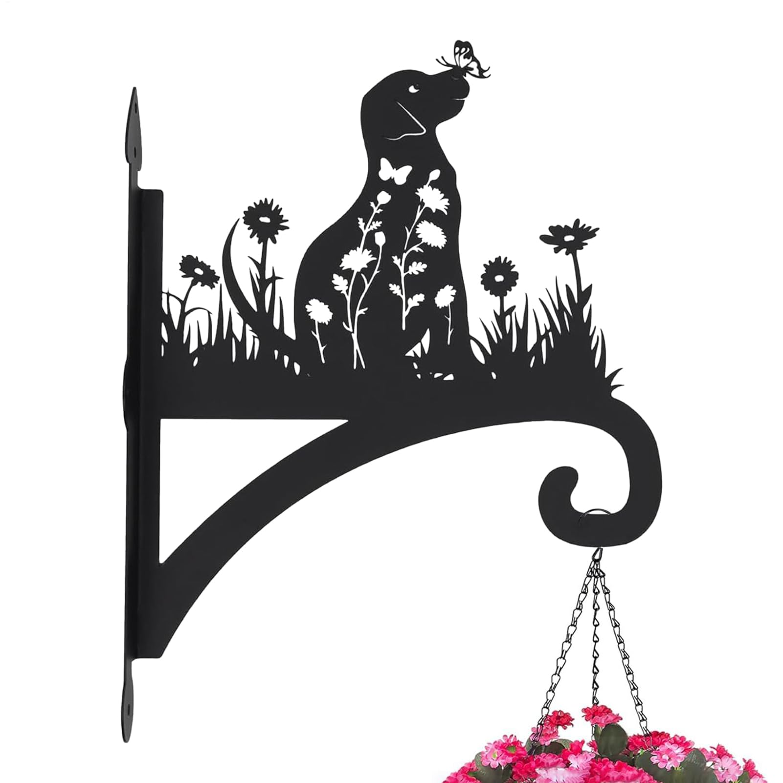 Mangeoire à colibris et lanterne sur support mural pour patio et cour