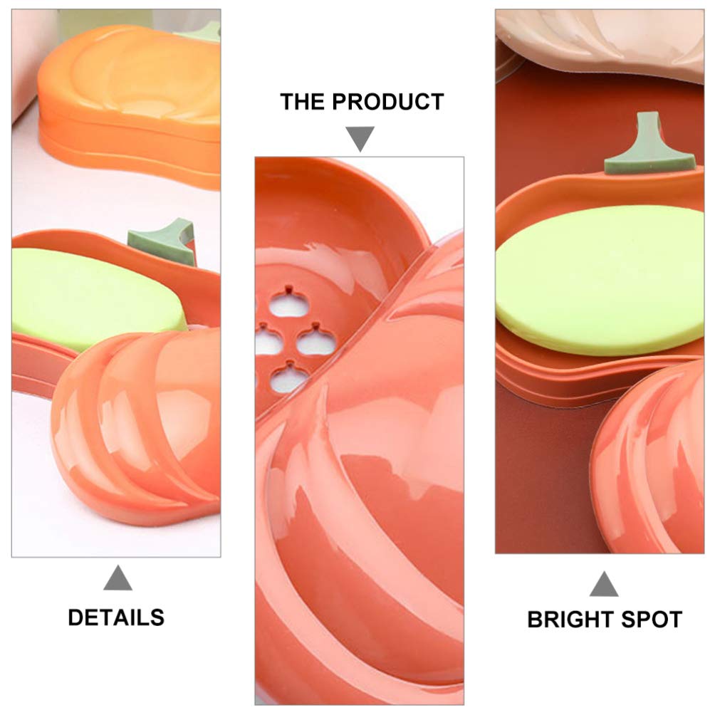 1 Set 2pcs Drain Soap Dish Soap Drain Boxes Soap Boxes Soap Containers Soap Dishes Creative Soap Holders Soap Storage Holders Soap Draining Boxes Soap Holders with Lid