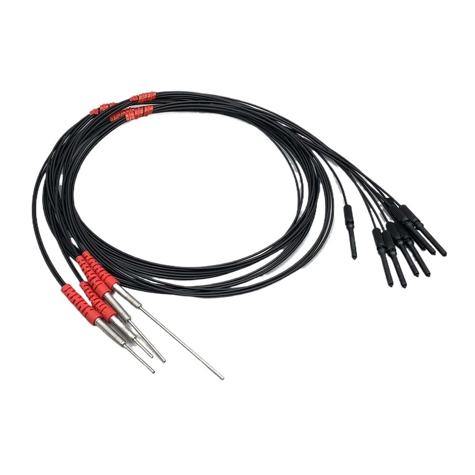M3 M4 grubości 0,8 mm czujnik światłowodowy, dyfuzor, typ strumienia przelotowego (M4,1 m Length-Through-Beam-S (igła 20 mm)
