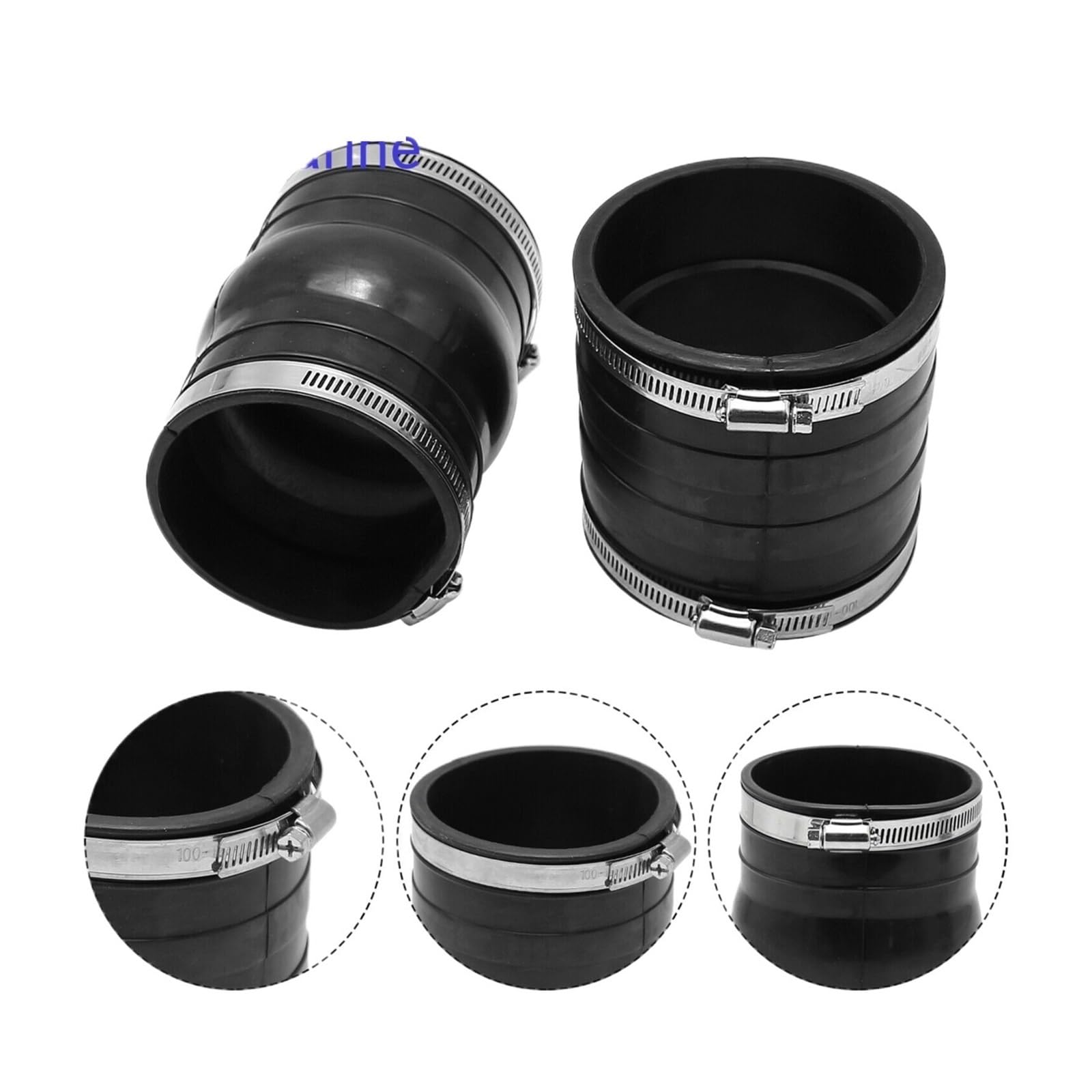 Fuelles de Manguera Superiores e Inferiores con Abrazaderas for Motores Penta V6 y V8 (4,3, 5,0, 5,7, 5,8, 7,4 y 8,1 L, 2 Unidades) 3863450