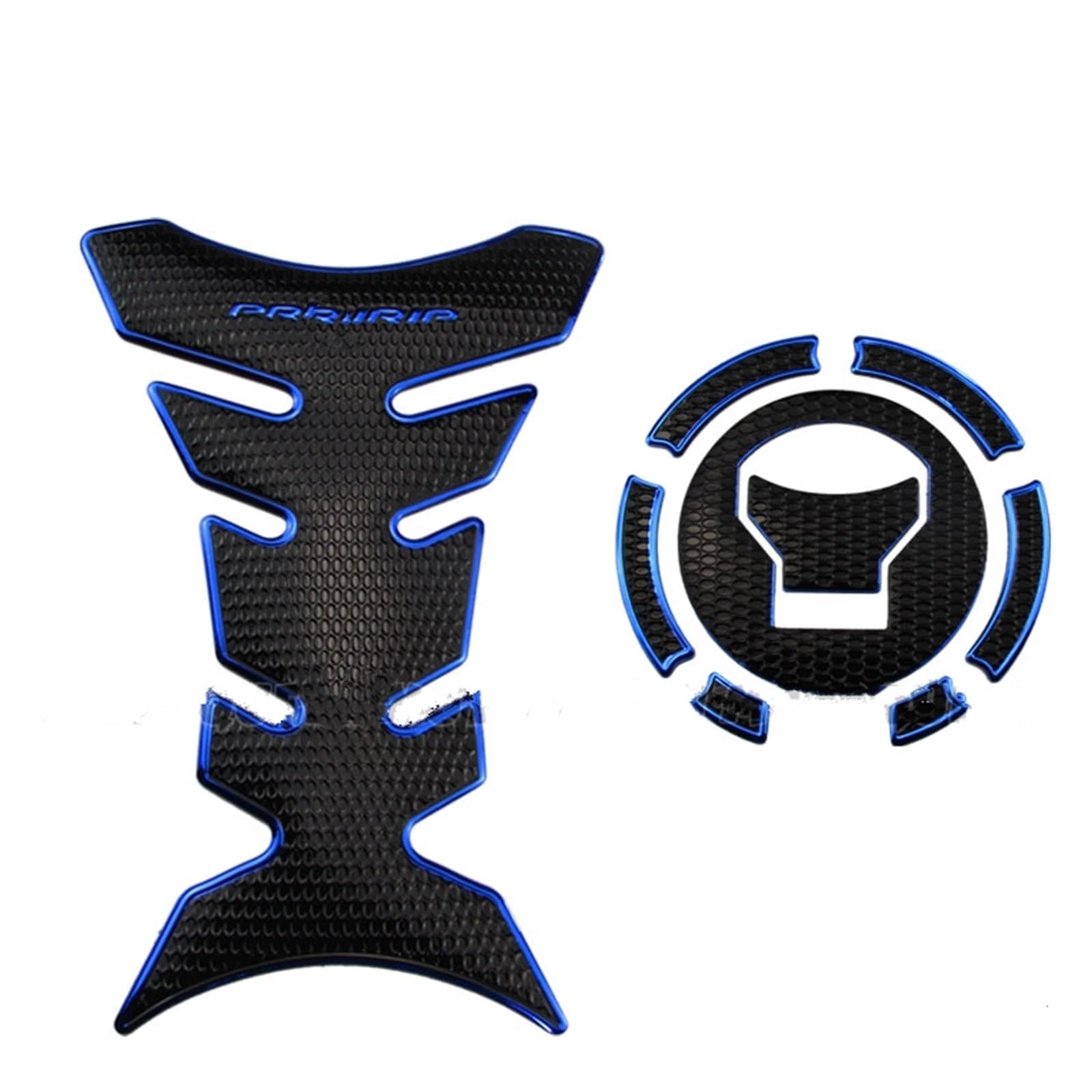 for CB650F CBR650F VFR800X VFR800 CBR500R CB500X CB500F MN4 1Set Motorcycle Gas Fuel Oil Tank Pad Decals Sticker(1 Blue)