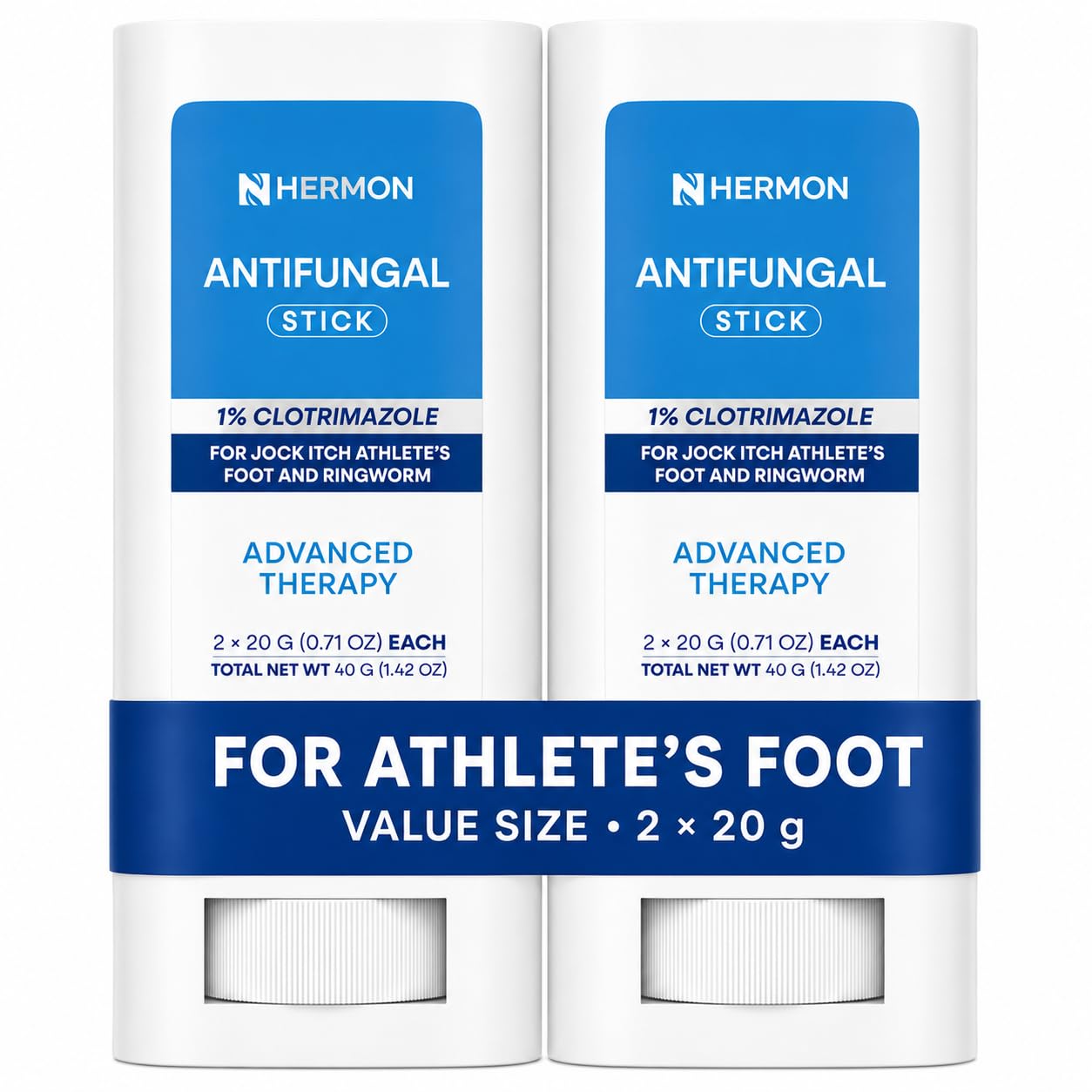 ABOUME 60% Urea Foot Care Stick with 2% Salicylic Acid, Urea Foot Cream for Dry Cracked Feet, Knees, Elbows, Avoid Frostbite, Heel Balm for Callus Remover & Dead Skin Softener (2PCS)