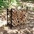 BiggerFire Firewood Rack, 2 FT Firewood Holder Steel Firewood Stand for Logs Stacking Aid, Fire Wood Rack Log Storage for Fireplace Indoor Outdoor