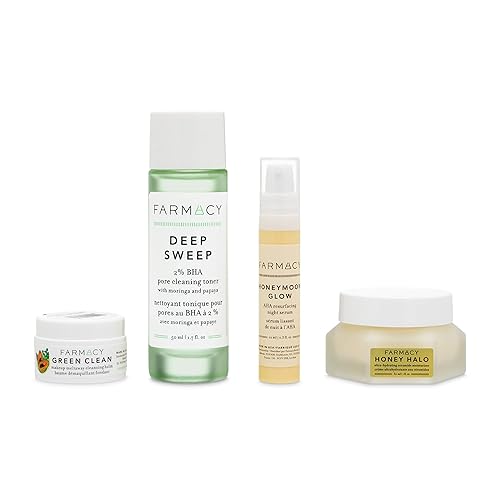 Miniatura 2 de Farmacy Set de regalo para el cuidado de la piel, kit de inicio de piel saludable, juegos y kits de cuidado de la piel con removedor de maquillaje