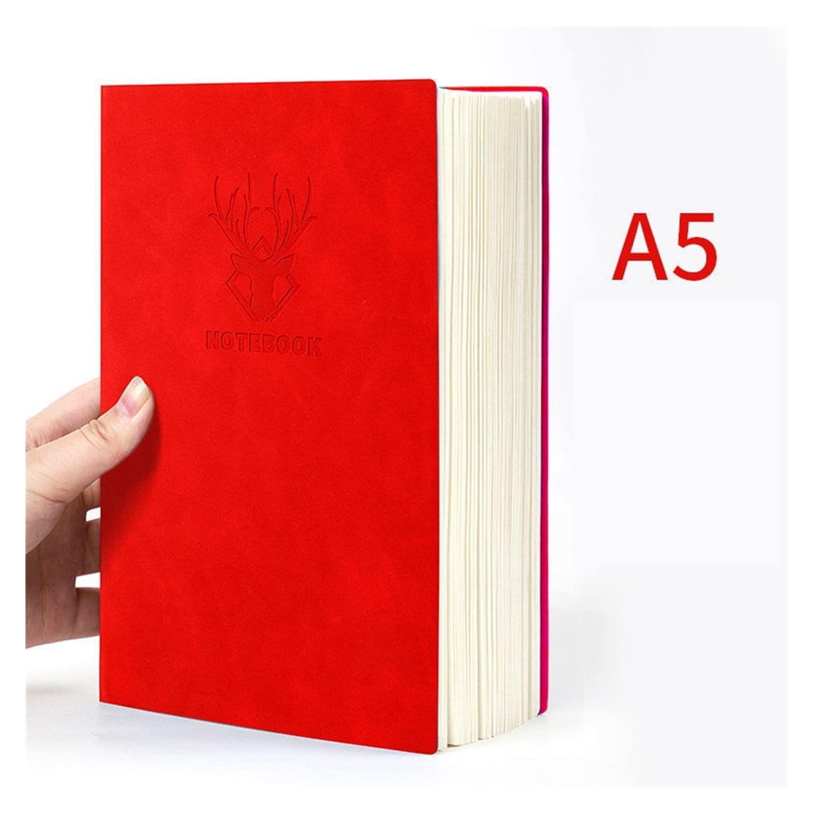 360 A5 Diario Notebook Notebook Daily Business Ufficio di lavoro Taccuino Semplice Spesso Istituto universitario Diario Diario Diario Forniture scolastiche Le pagine super spesso (Color : B)