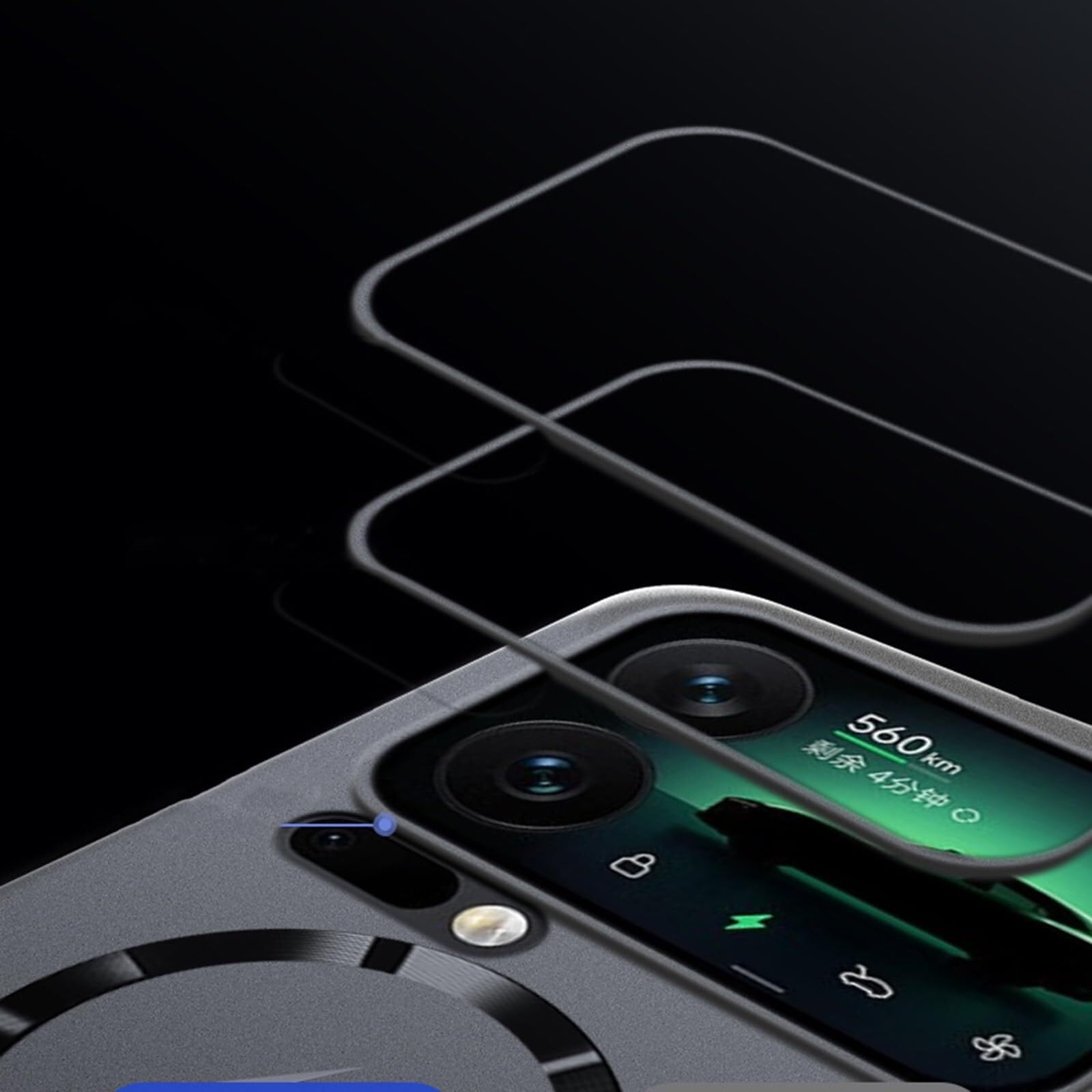 Generico Custodia Per Xiaomi 17 Pro Max/17 Pro/17, Rigida PC Copertura La Dissipazione Del Calore Guscio Protezione Antigraffio Cover