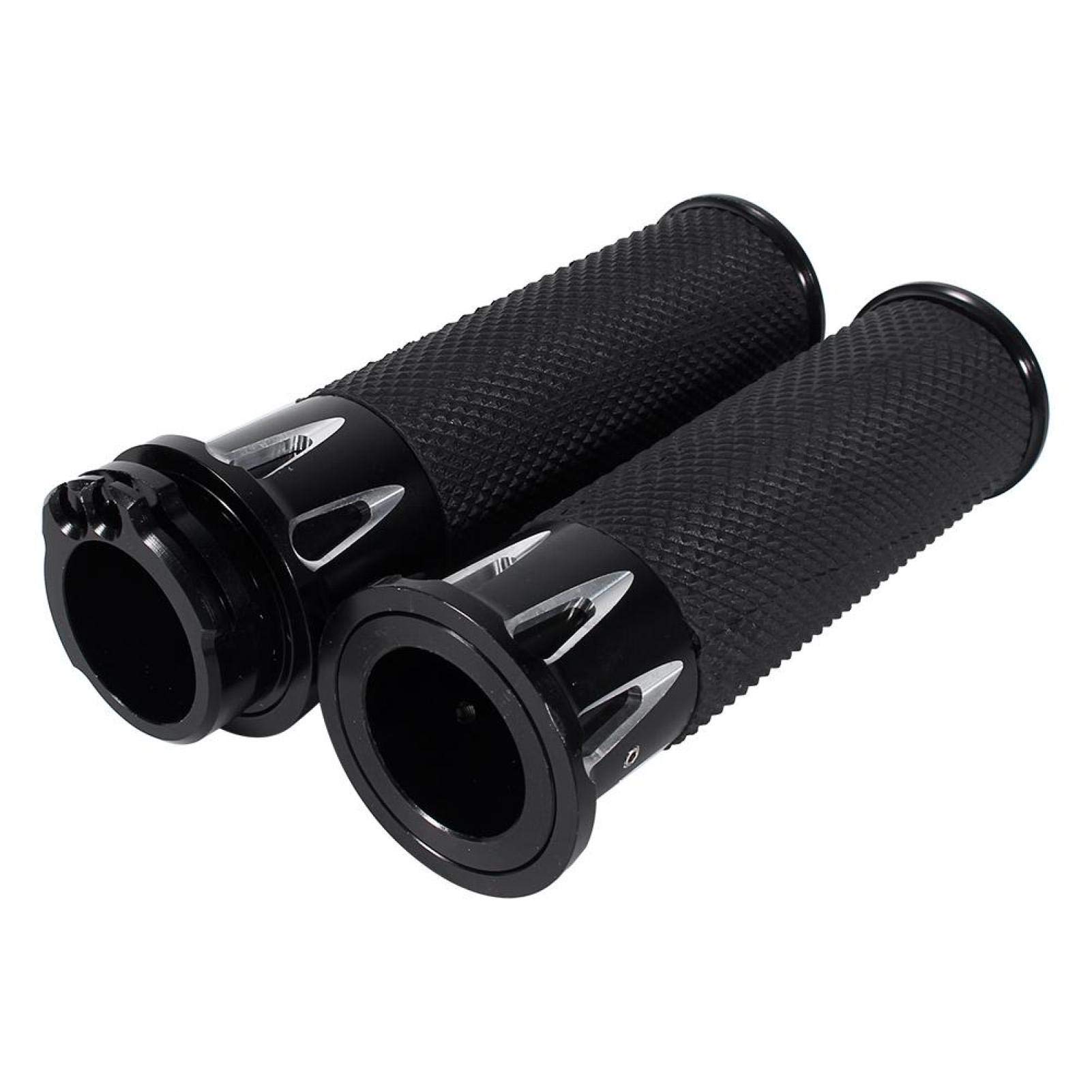 Yctze Puños Manillar CNC 1" 25mm para Harley Davidson Sportster XL883 XL1200 48 2004-2015 - Moto Custom