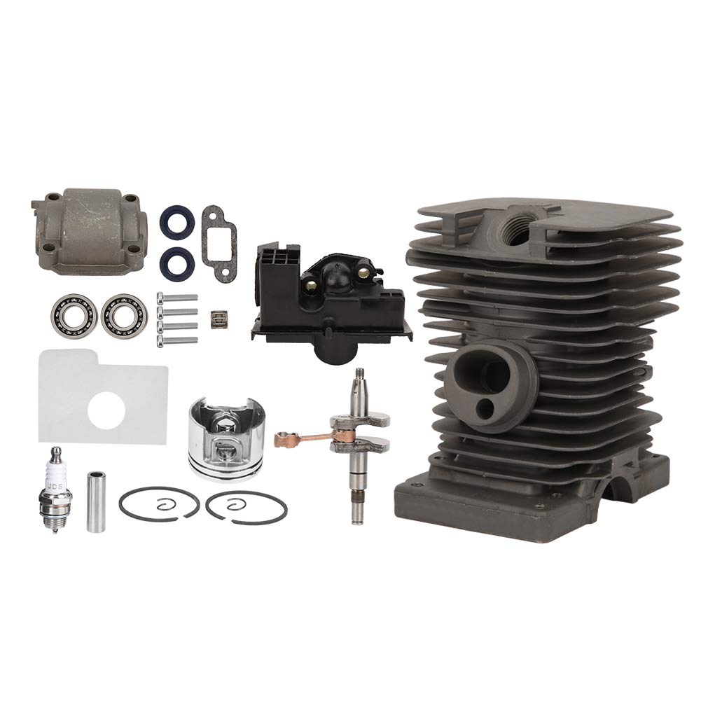 Fdit Kit de Cilindro y Pistón para Sierra de 38 Mm, Motor de Aleación de Aluminio, Construcción Resistente a la Corrosión y Larga Duración, para 018 MS180