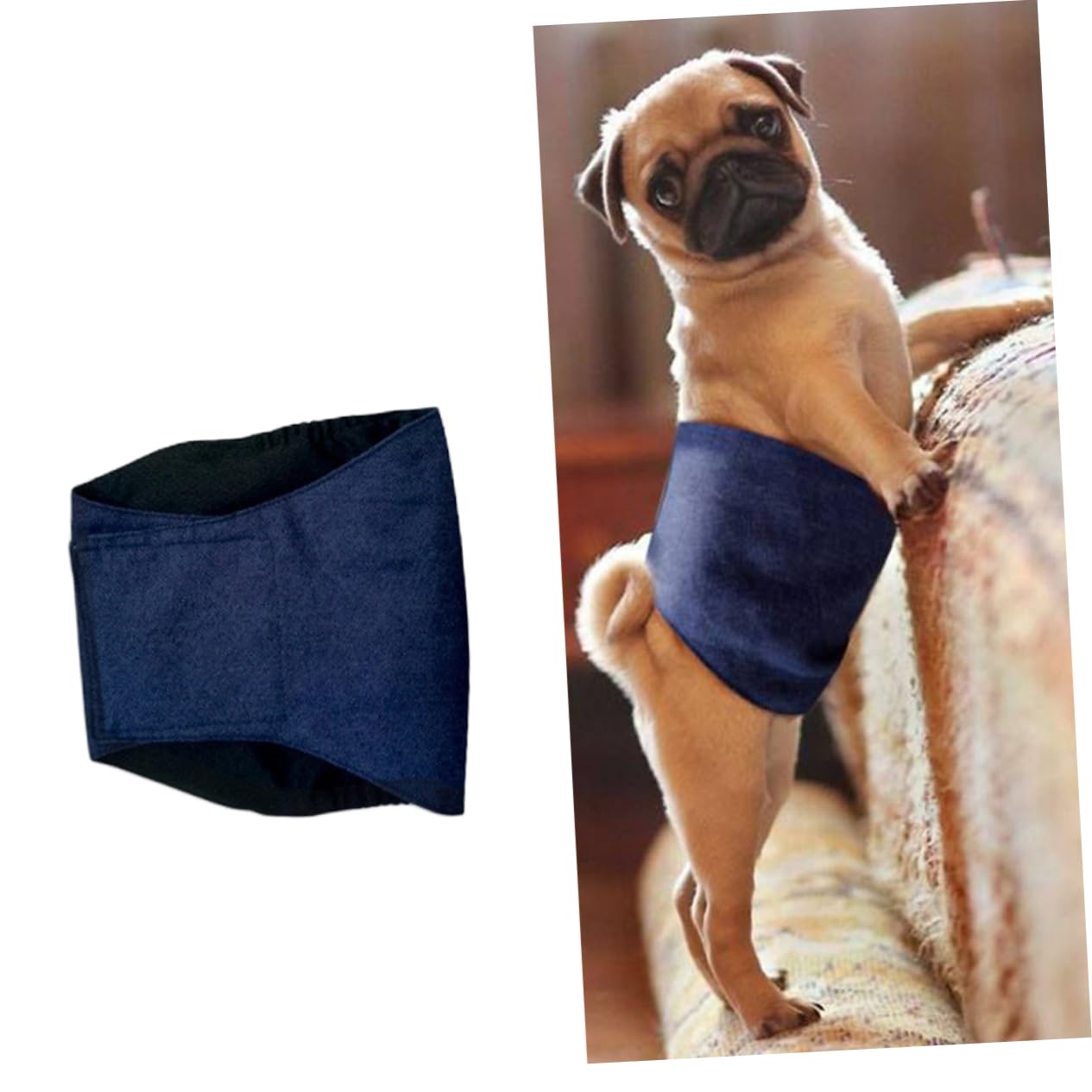GALPADA 1PC Male Pet Dog Belly Wrap S Comfortable Sanitary Underwear for Daily Wear Washable and Reusable Diaper Pants Lightweight and Breathable for Male Dogs