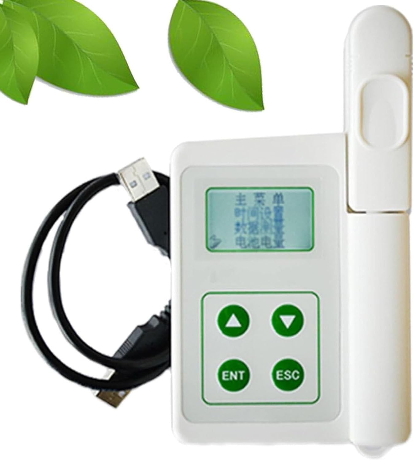 Portable Chlorophyll Meter for Testing Plant Chlorophyll,Hand-Held Chlorophyll Analyzer Plant Nutrition Tester Instrument,Digital Chlorophyll Tester