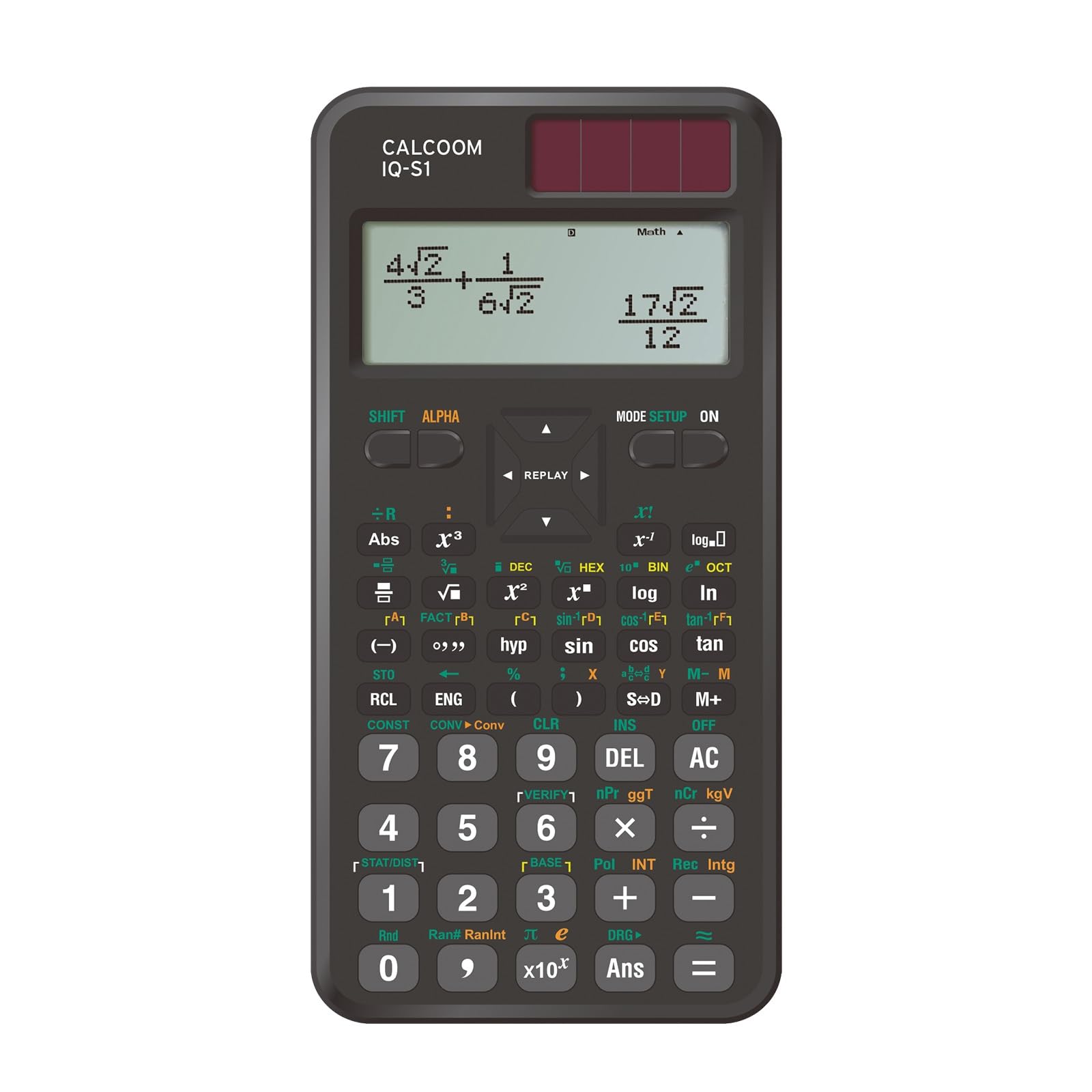 CALCOOM IQ-S1 + 5 Jahre Garantie + Schutztasche + Fachbuch
