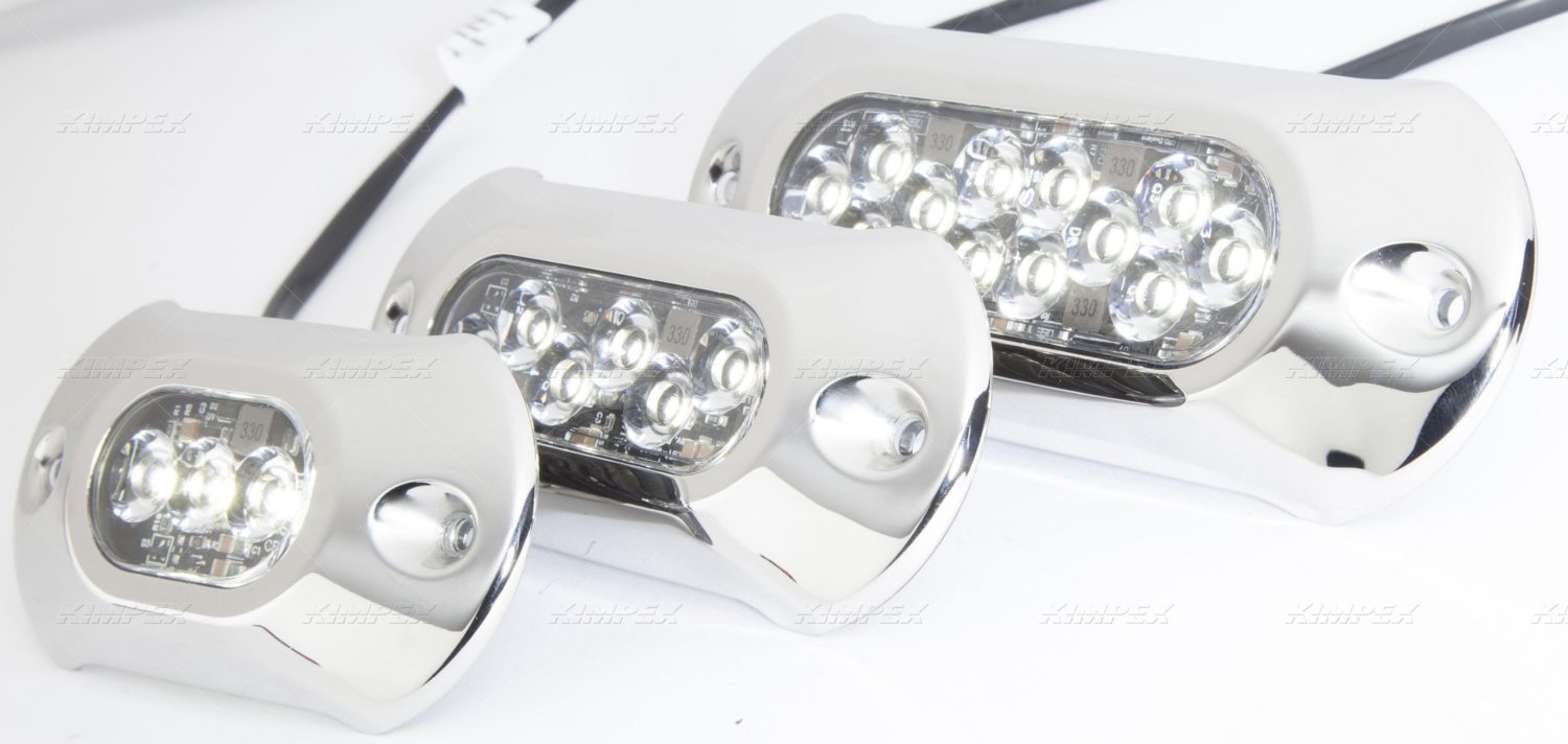 AMRT-LED-51803-DP T&H Marine RED Led Slimline Utility Lite 4''