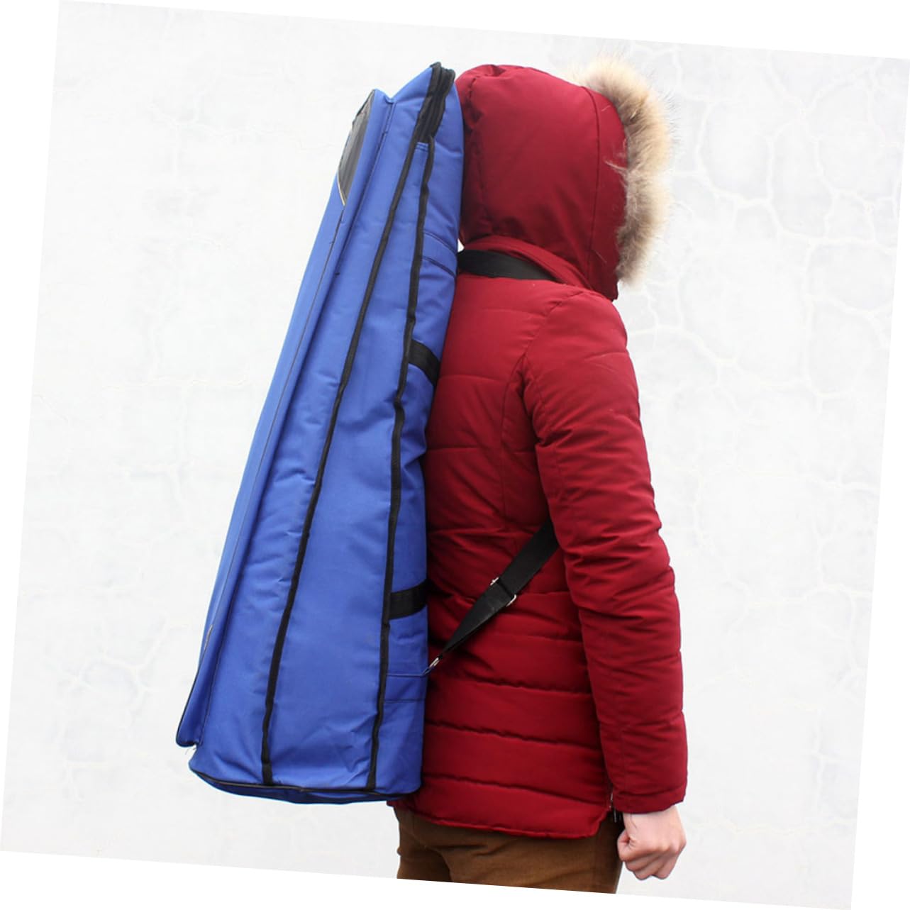 YARNOW Borsa Imbottita per Trombone Tracolla Regolabile e Fodera in Cotone, Custodia Morbida per Principianti del Trombone