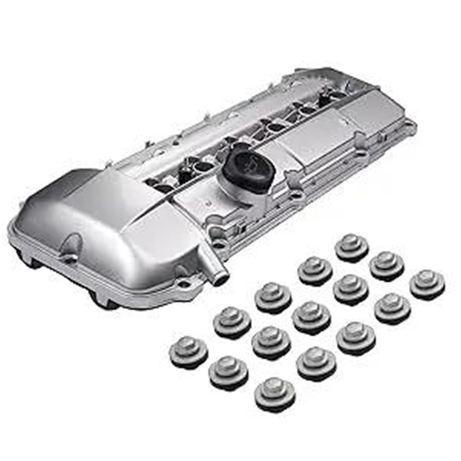 Coperchio valvola auto Kit Coperchio Valvola In Alluminio Per BMW Per 325i 330Ci 525i E46 E39 E53 E60 E85 E61 X3 X5 Z4 11127512839 Coperchio valvole