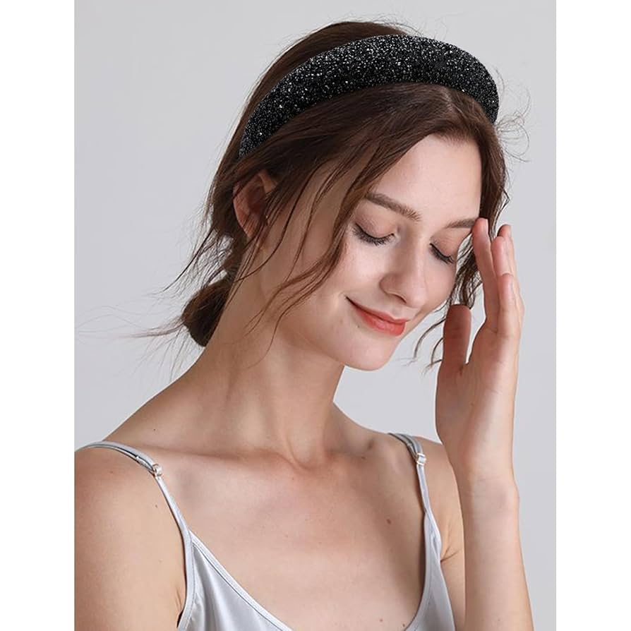 ブラックラインストーンヘアバンドセット ブラックラインストーンヘアバンドセット