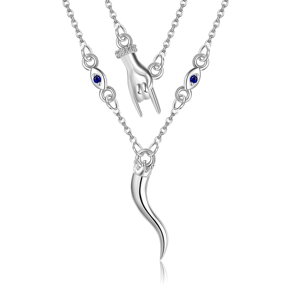 corno necklace silver LORO ENOF ロロ corno necklace silver LORO ENOF ロロ corno necklace silver