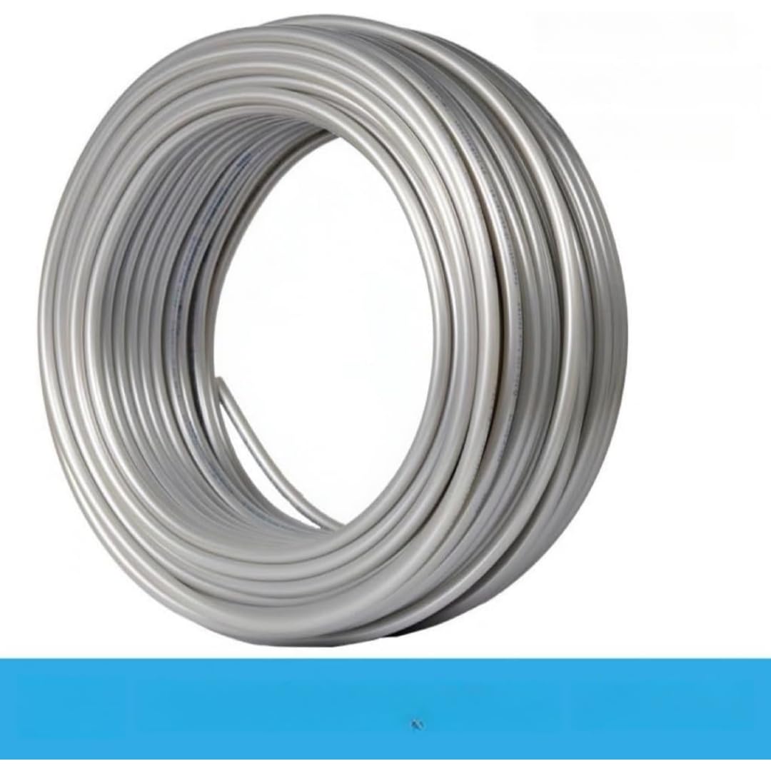 Original PUN-16X2.5-SI-100 558276 PUN-16X2,5-SI-100 Silver Plastic tubing，11 mm ID,16 mm OD,100 Meters Length,W.P:-0.95 bar - 10 bar,A.T:-35 °C - 60 °C，TPE-U(PU)