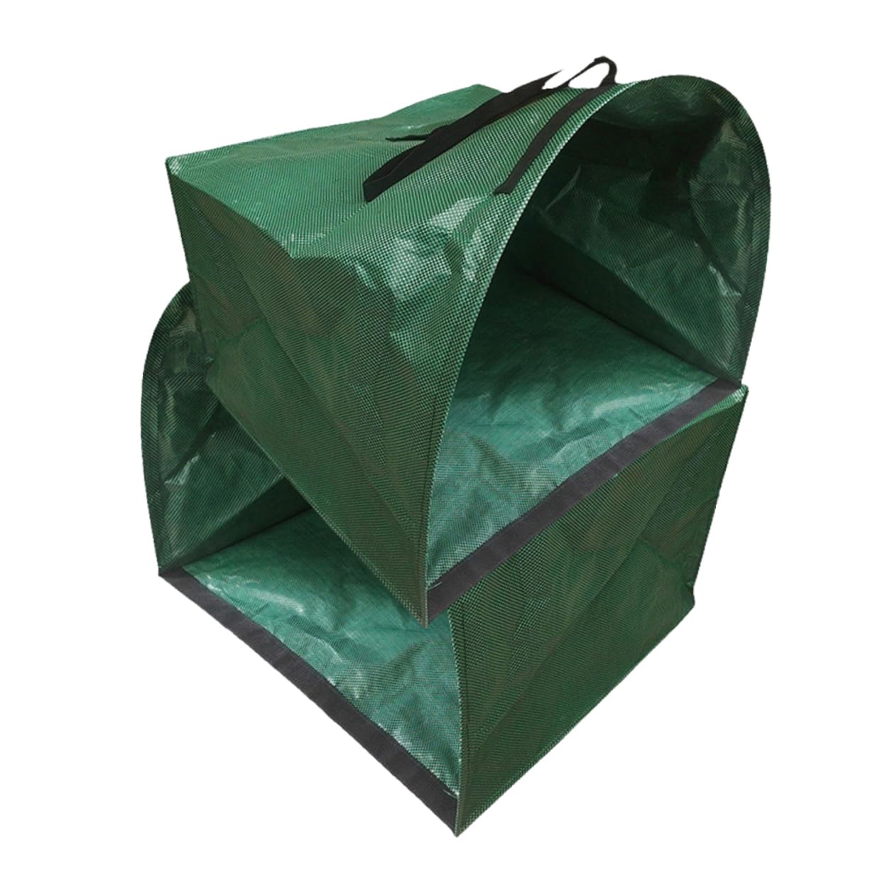 Sosoport 2pcs Foldable Garden Waste Bags With Dustpan Design Large Capacity Leaf Collection Bags Portable Yard Waste Containers Ideal For Garden Cleanup