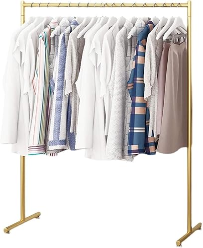 Perchero para ropa del hogar, perchero de hierro de pie, riel multifuncional para colgar ropa