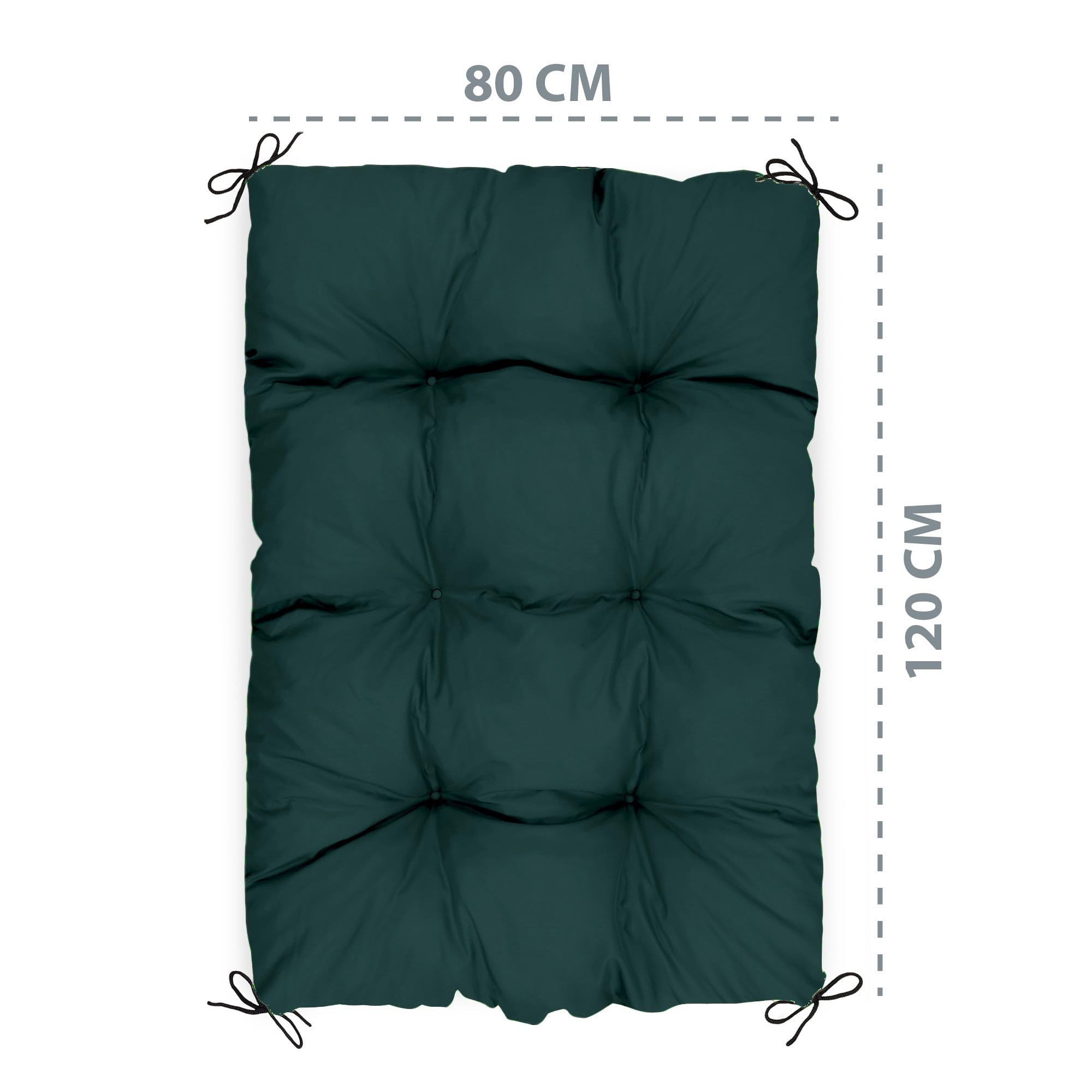 Cuscini per pallet esterno 120x80 cm Verde