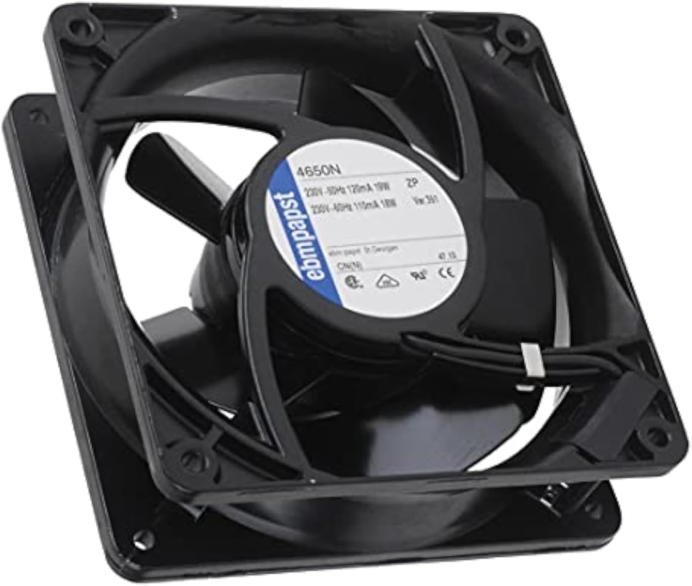 4650N Fan: AC; axial; 230VAC; 119x119x38mm; 160m3/h; 46dBA; slide bearing