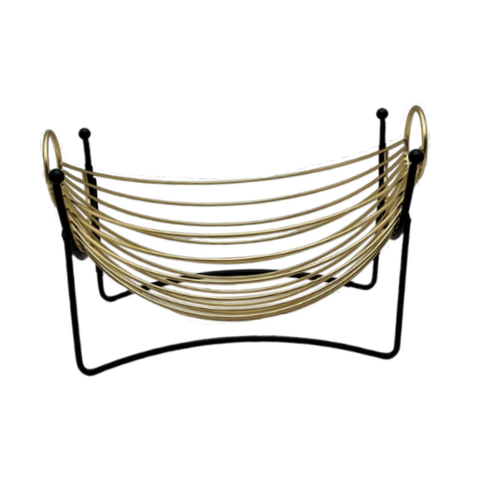 TWISAXC Stylish Fruit Bowl Organizer Countertop Coffee Pod Holder Storing Fruits Vegetables And Snacks Metal Wire Fruit Basket Vegetable Storage Basket Bread