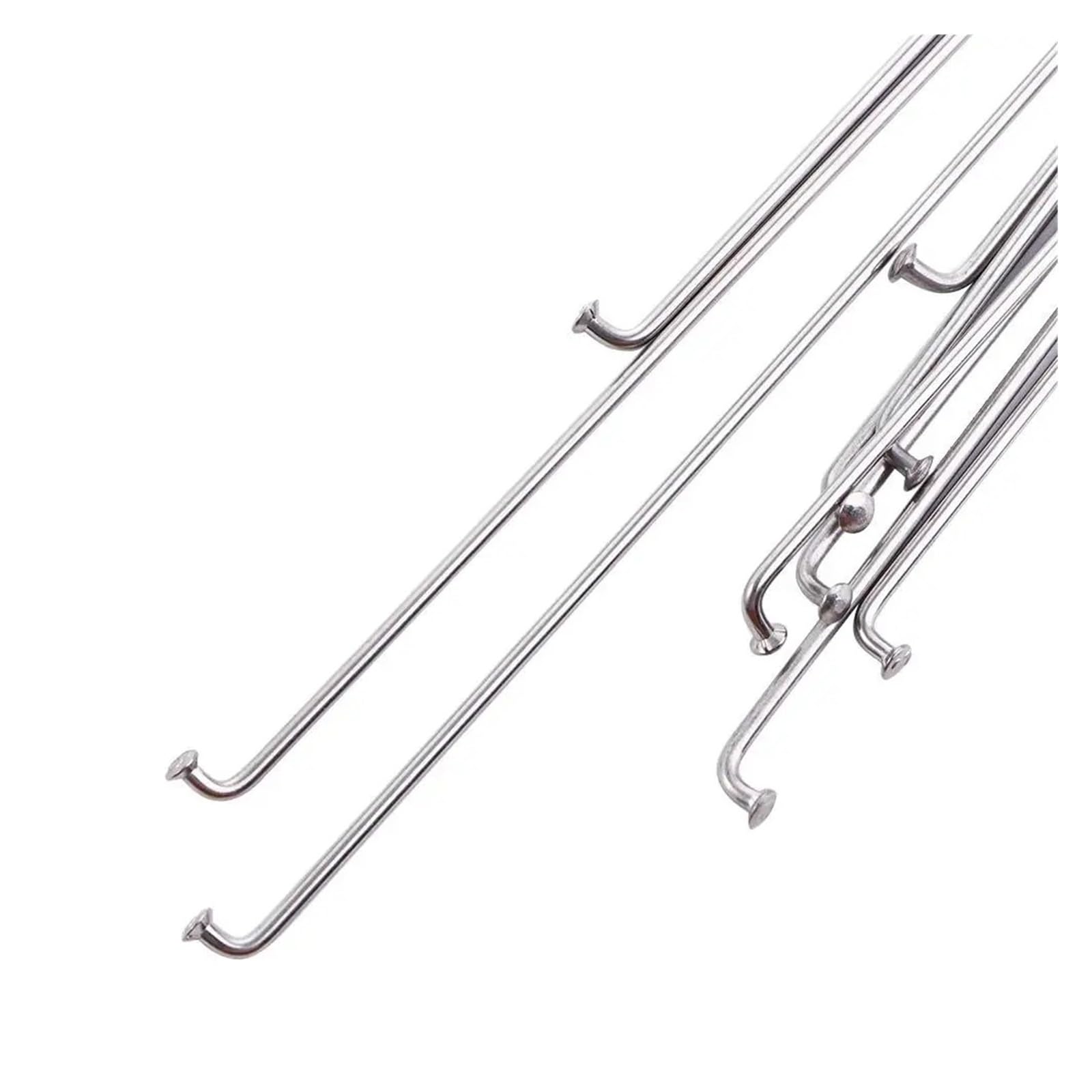 10 pezzi 14G in acciaio inox per raggi della bicicletta con nippli ad alta resistenza per mountain bike bici da strada (266 mm)