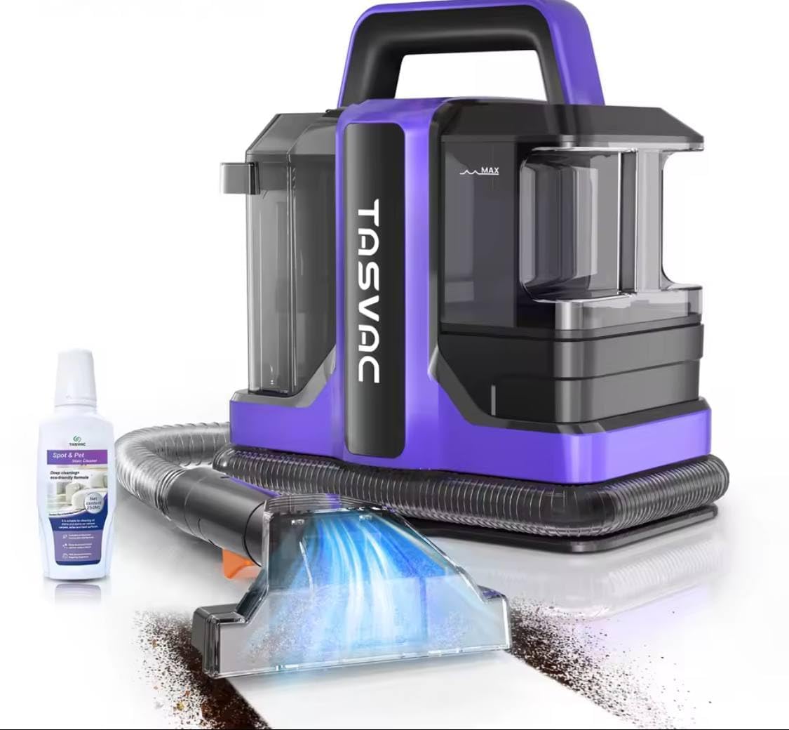 Portable Carpet Cleaner Machine for Pets, Upholstery, Car Seats, Stairs and Area Rugs
