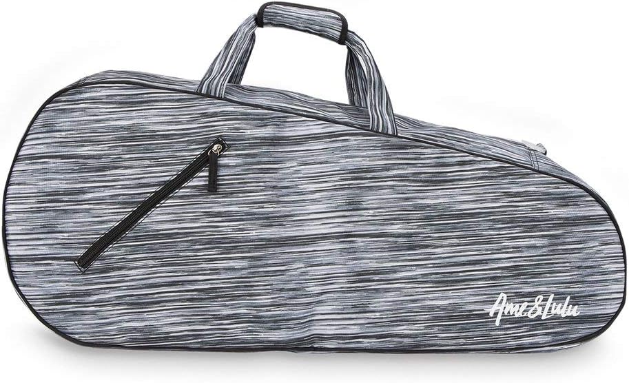 Ame & Lulu 3 Racquet Tennis Bag (Black Grunge)