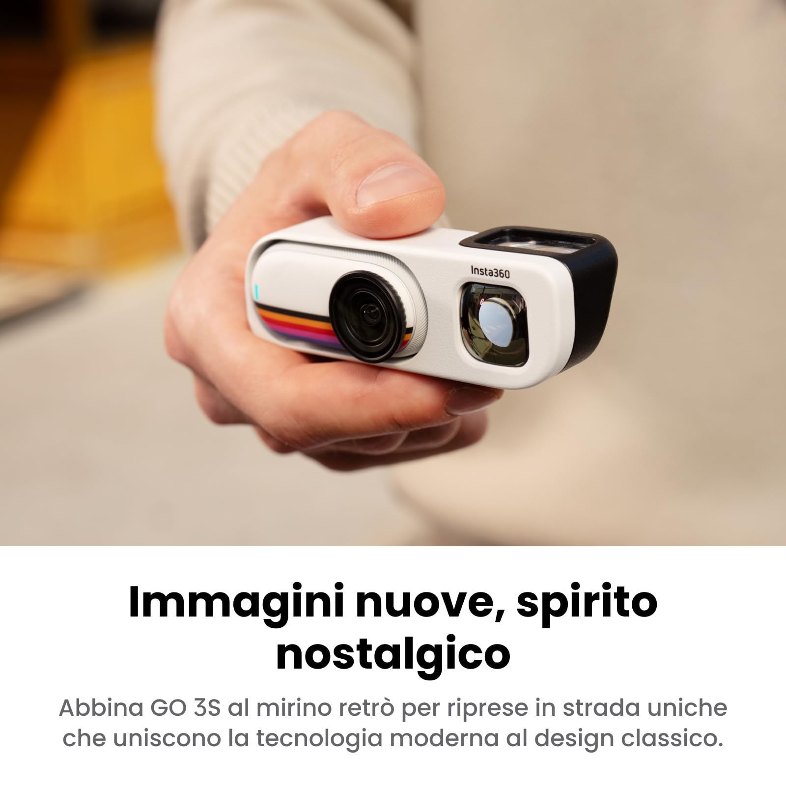 Insta360 GO 3S Pack Retrò edizione speciale 64GB Bianco
