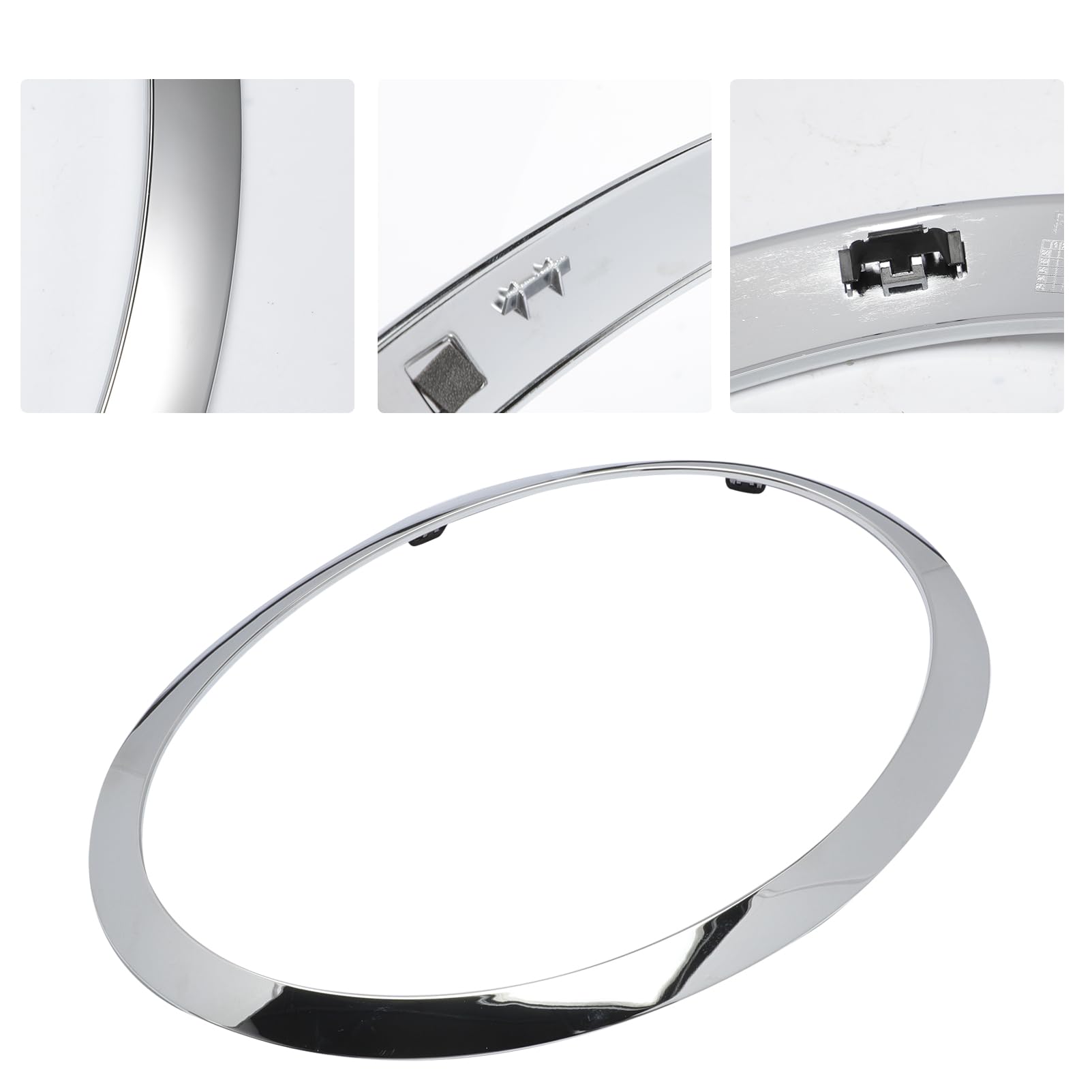 Lot De 2 Mini Anneaux Décoratifs De Phare De Voiture Compatibles Avec