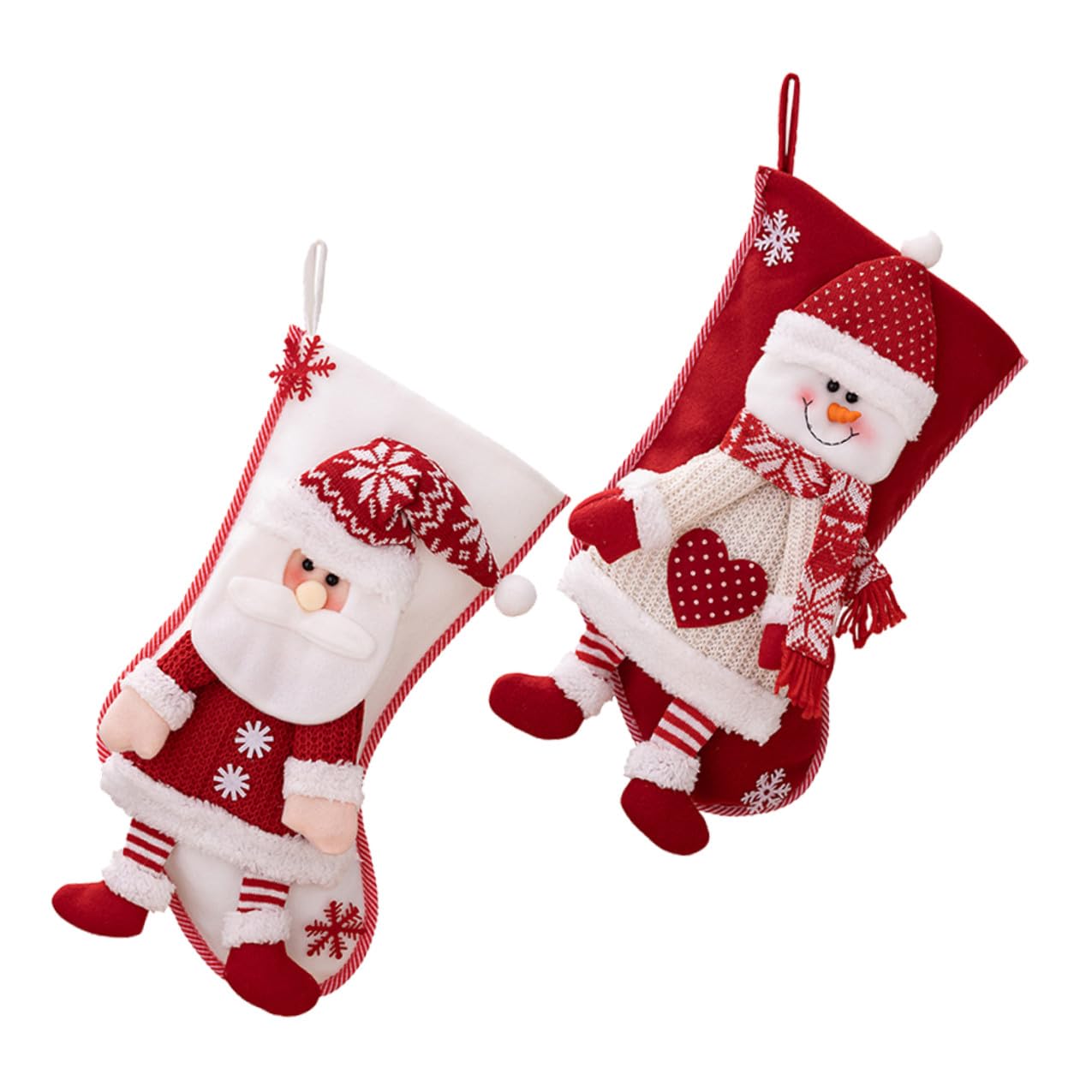 Chaussette de Noël suspendue à remplir pour offrir des cadeaux aux enfants