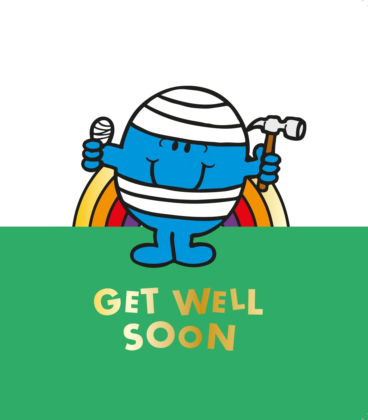MR MEN AND LITTLE MISS Get Well Soon Greeting Card