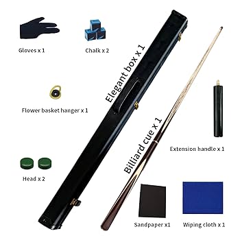 96paleco 【パレ子　DAMNGOOD!! Ver.】 pindaprda 3/4 Snooker Billiard Pool Cue Sticks 58 Inch