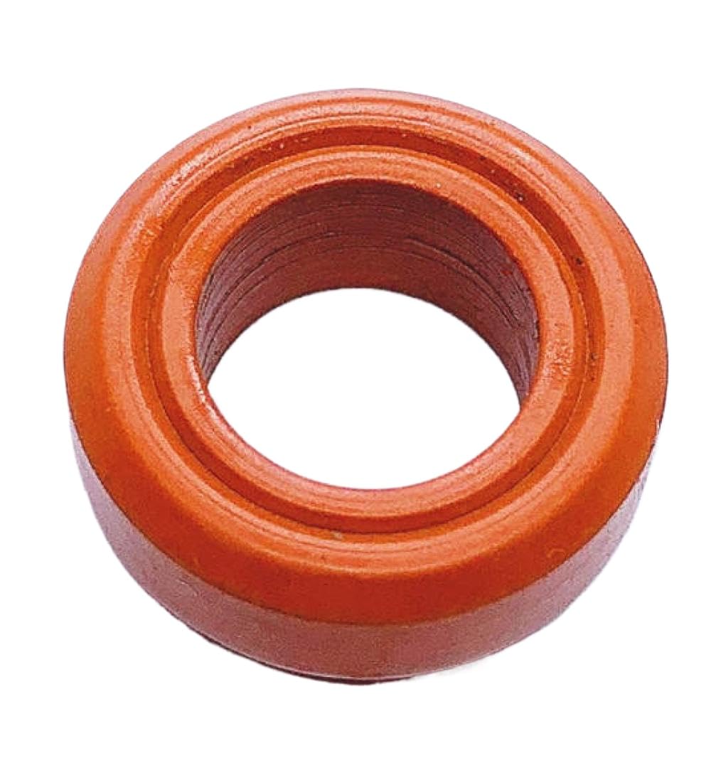 50 Pieces Fuel Injector Lower Seals AY S4036 Injection Repair Kit Compatible with(Red Color)