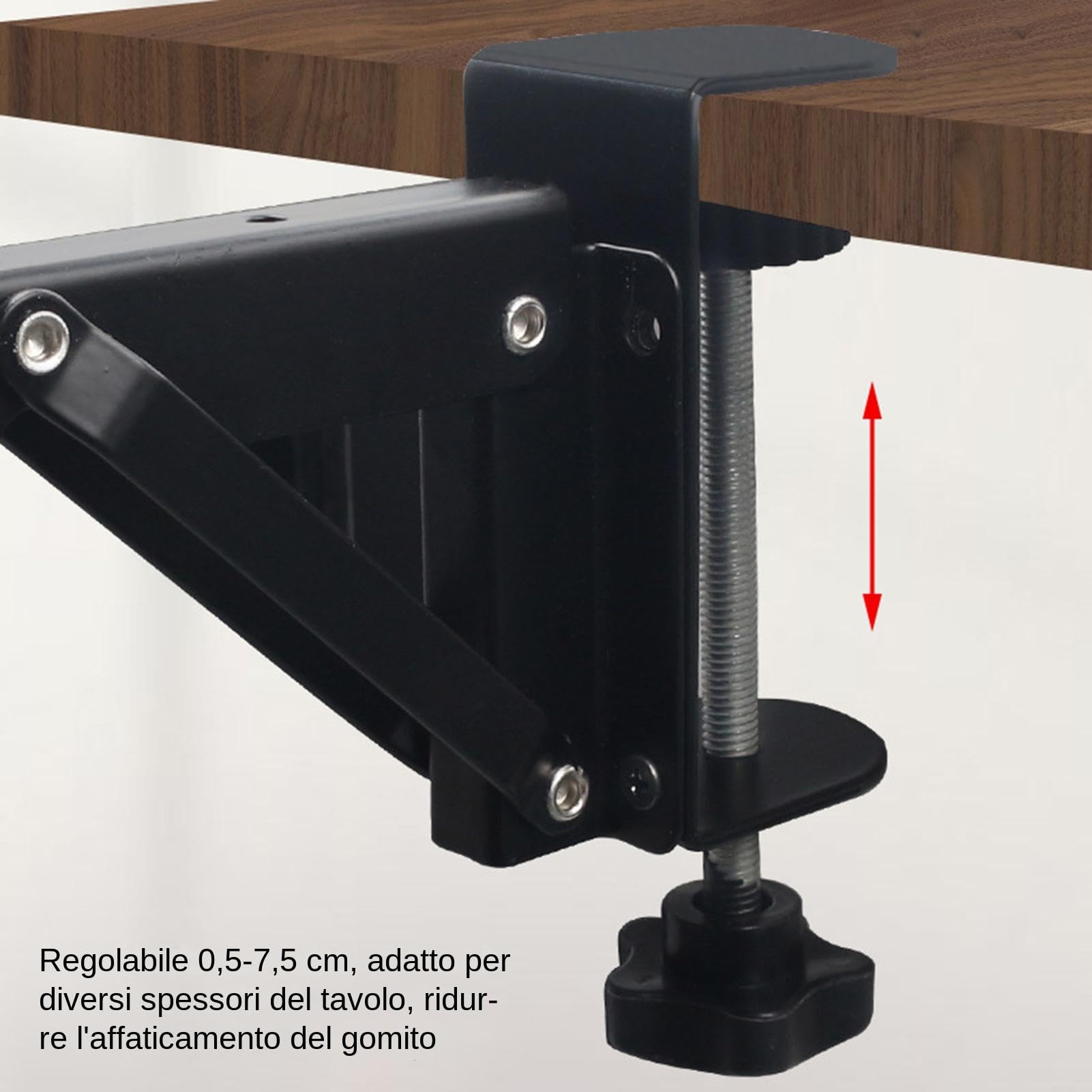 Supports d'extension de table sans perçage, clip latéral de bureau pliable pour clavier | Support de clavier sans perçage - Support de support de d'extension pour écriture Supports d'extension de table sans perçage, clip latéral de bureau pliable pour clavier | Support de clavier sans perçage - Support de support de d'extension pour écriture