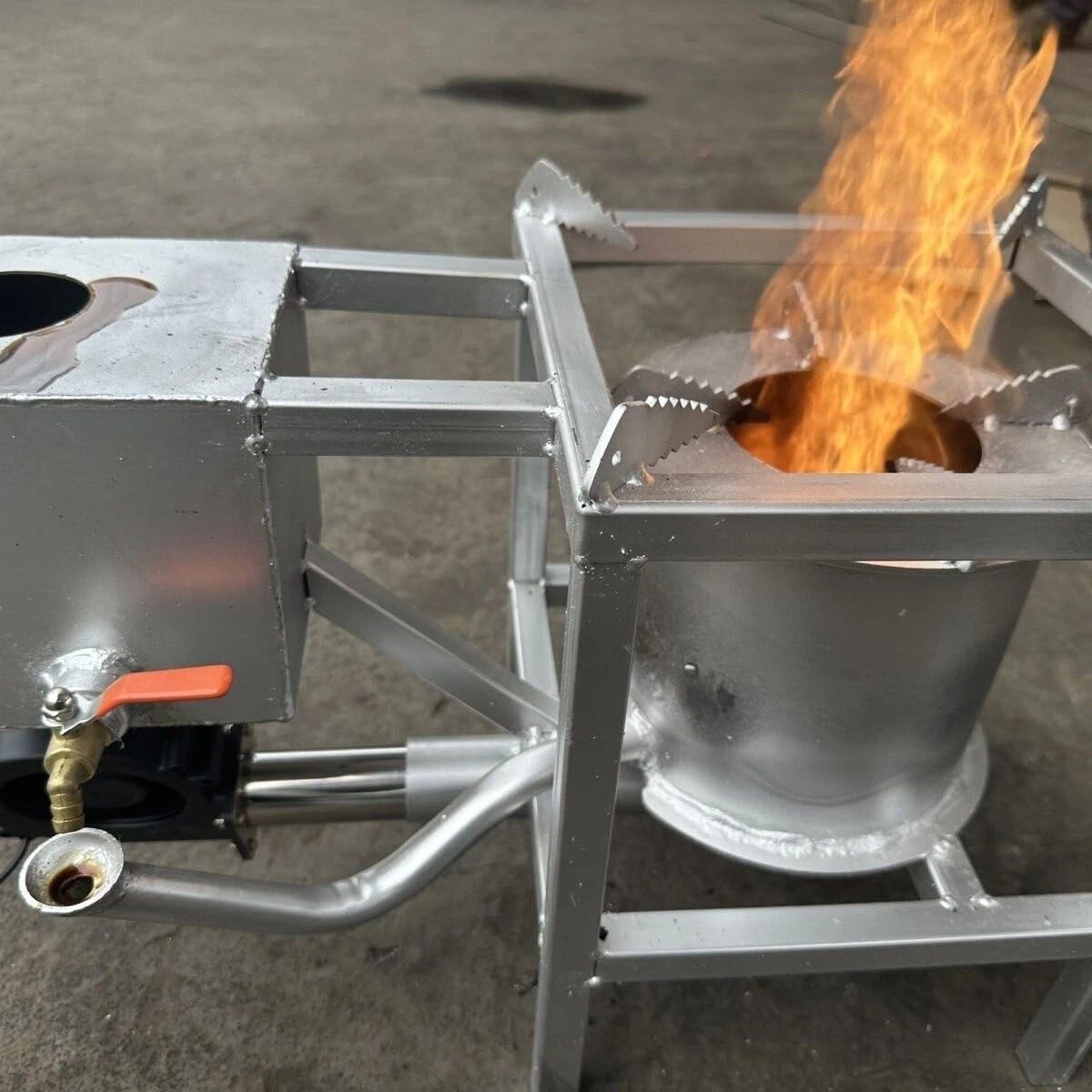 Quemador de horno de calefacción de aceite residual con soplador de 12 V para cocinar y calentar