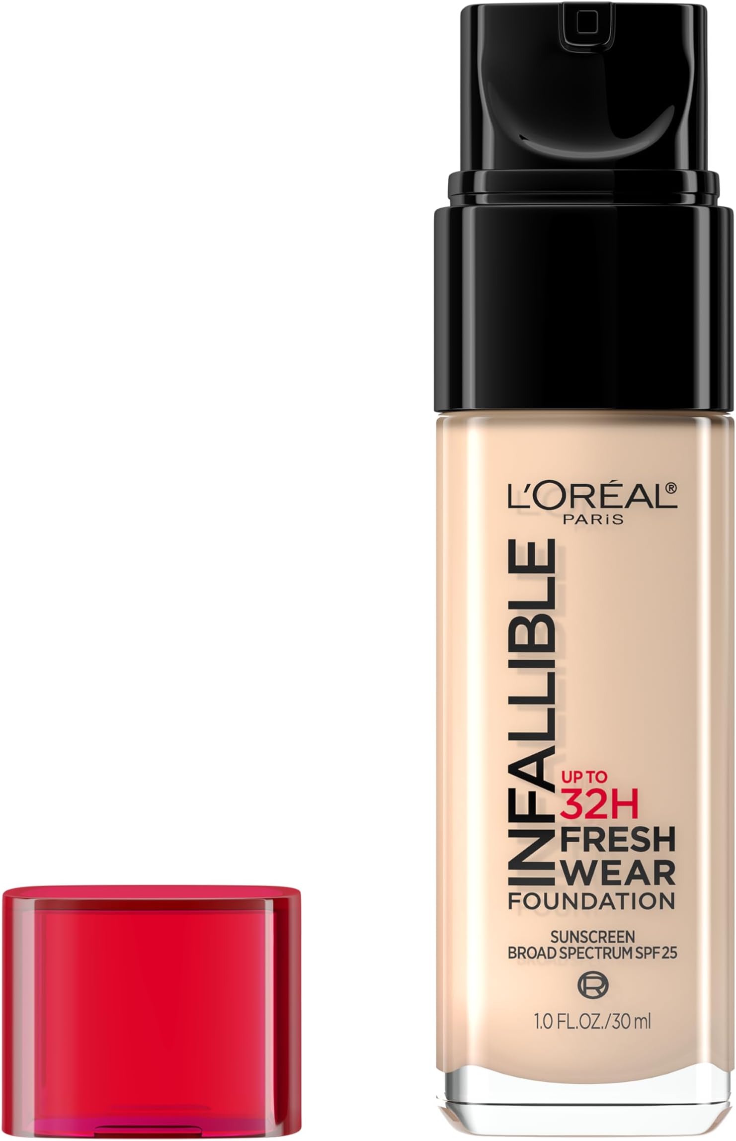 Makeup Infallible Up to 32 Hour Fresh Wear Lightweight Foundation, 405 Porcelain, 1 Fl Oz, Packaging May Vary