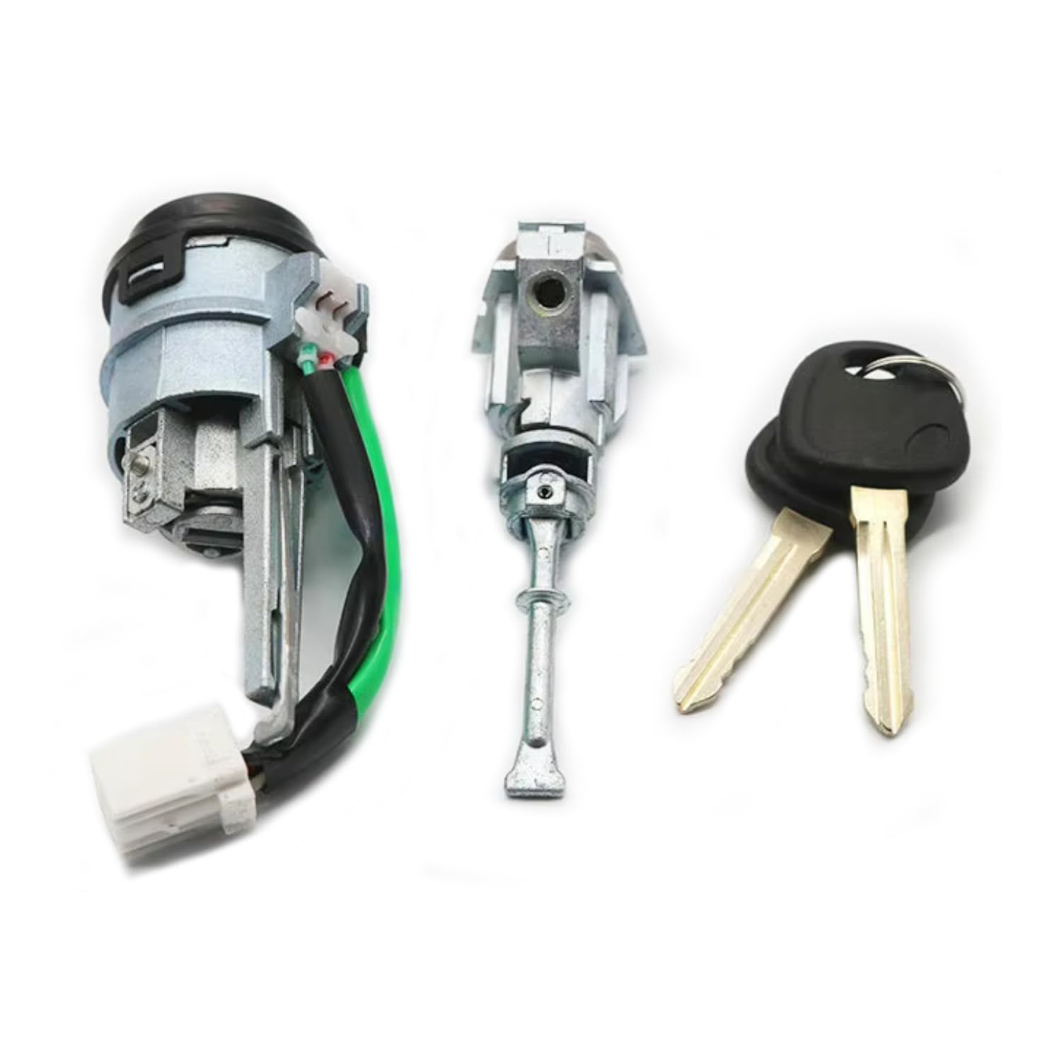 Rufutle Car Auto Door Lock Cylinder Barrel for Kia KX3, Car Lock Cylinder Full Door Lock Cylinder Left Door Ignition Door Lock Core(Left door cylinder)